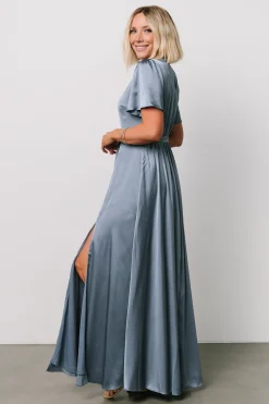 Discount Agnes Satin Maxi Dress | WEDDING SUITE | wedding guest
