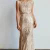 Cheap Alessia Sequin Gown | embellished + sequined