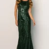 Cheap Alessia Sequin Gown | embellished + sequined