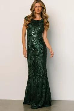 Cheap Alessia Sequin Gown | embellished + sequined