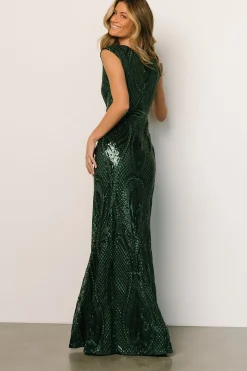 Cheap Alessia Sequin Gown | embellished + sequined
