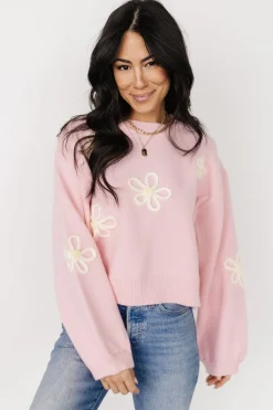 Best Sale Annie Flower Knit Sweater | sweaters