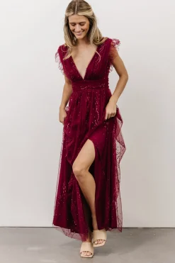 Best Sale Annika Sequin Mesh Maxi Dress | tulle styles