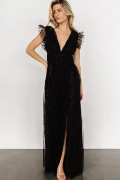 Store Annika Sequin Mesh Maxi Dress | tulle styles