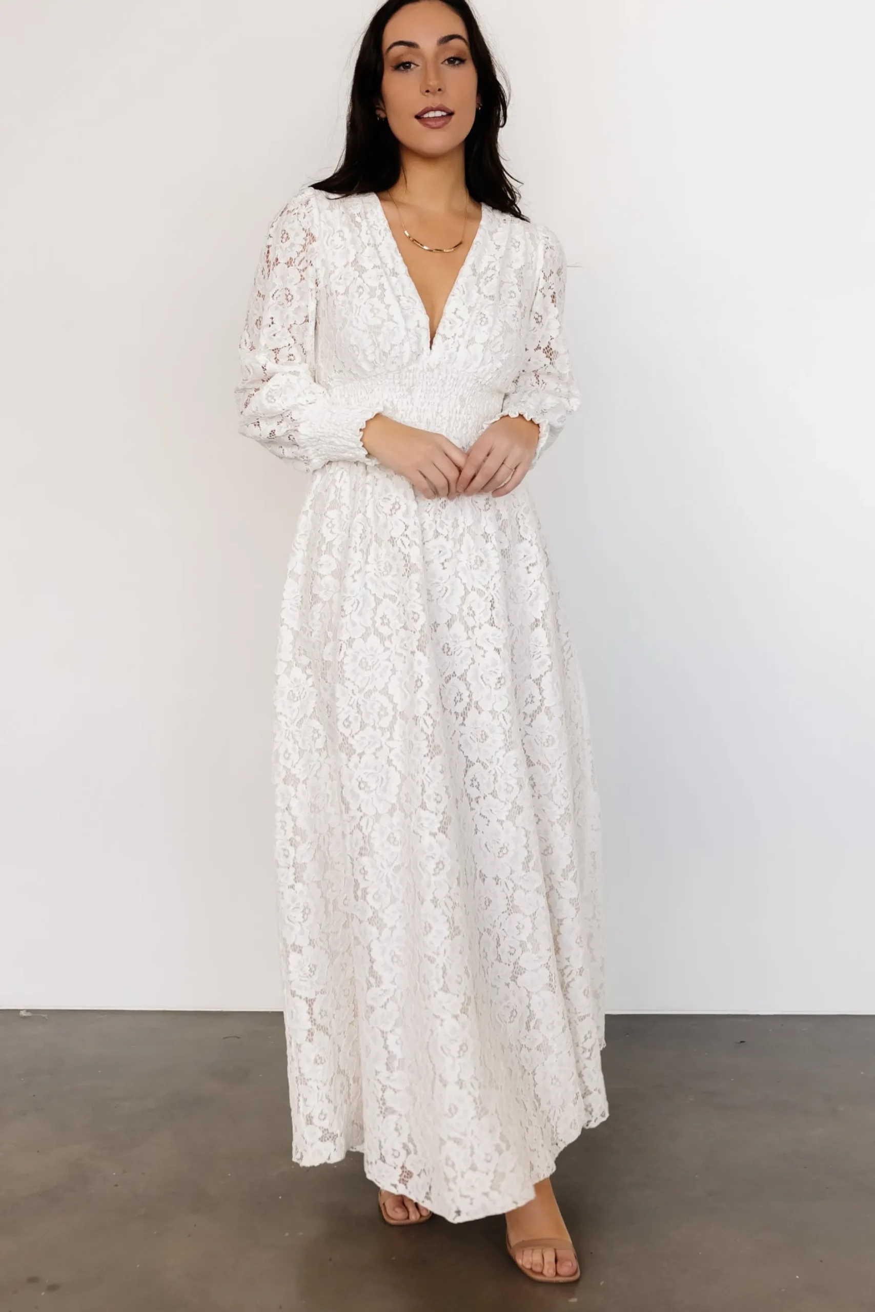 Best Aphrodite Lace Maxi Dress | bump friendly | EXTENDED SIZING