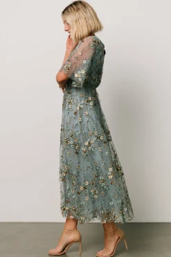 Fashion Arabella Embroidered Tulle Maxi Dress | WEDDING SUITE | wedding guest