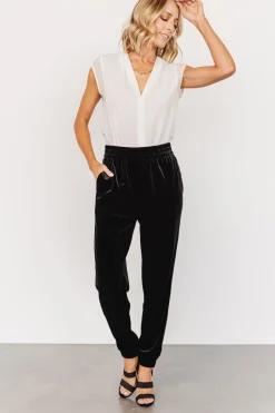 Hot Archie Velvet Jogger Pants | pants