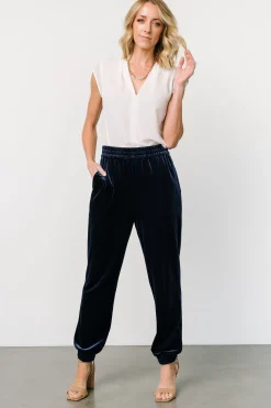 Hot Archie Velvet Jogger Pants | pants