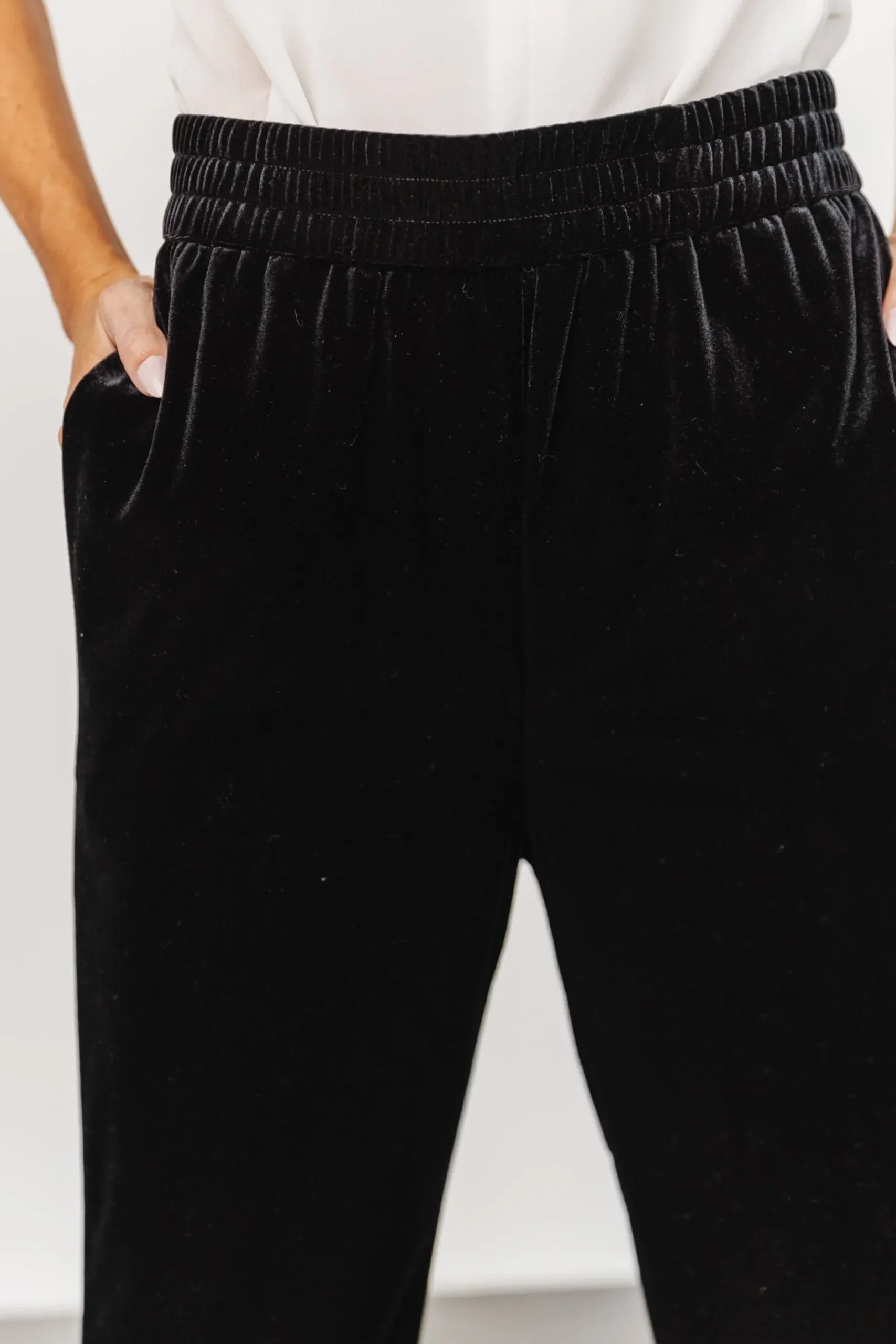 Hot Archie Velvet Jogger Pants | pants