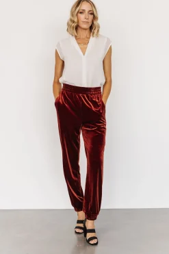Store Archie Velvet Jogger Pants | pants
