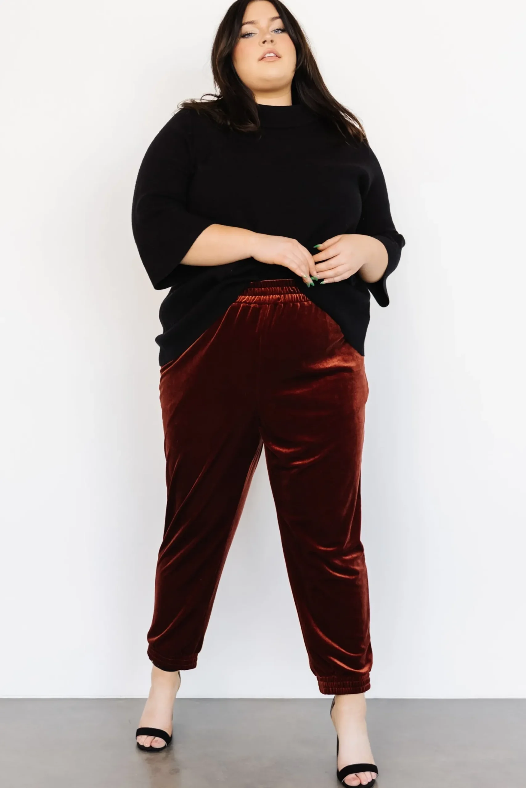 Hot Archie Velvet Jogger Pants | pants