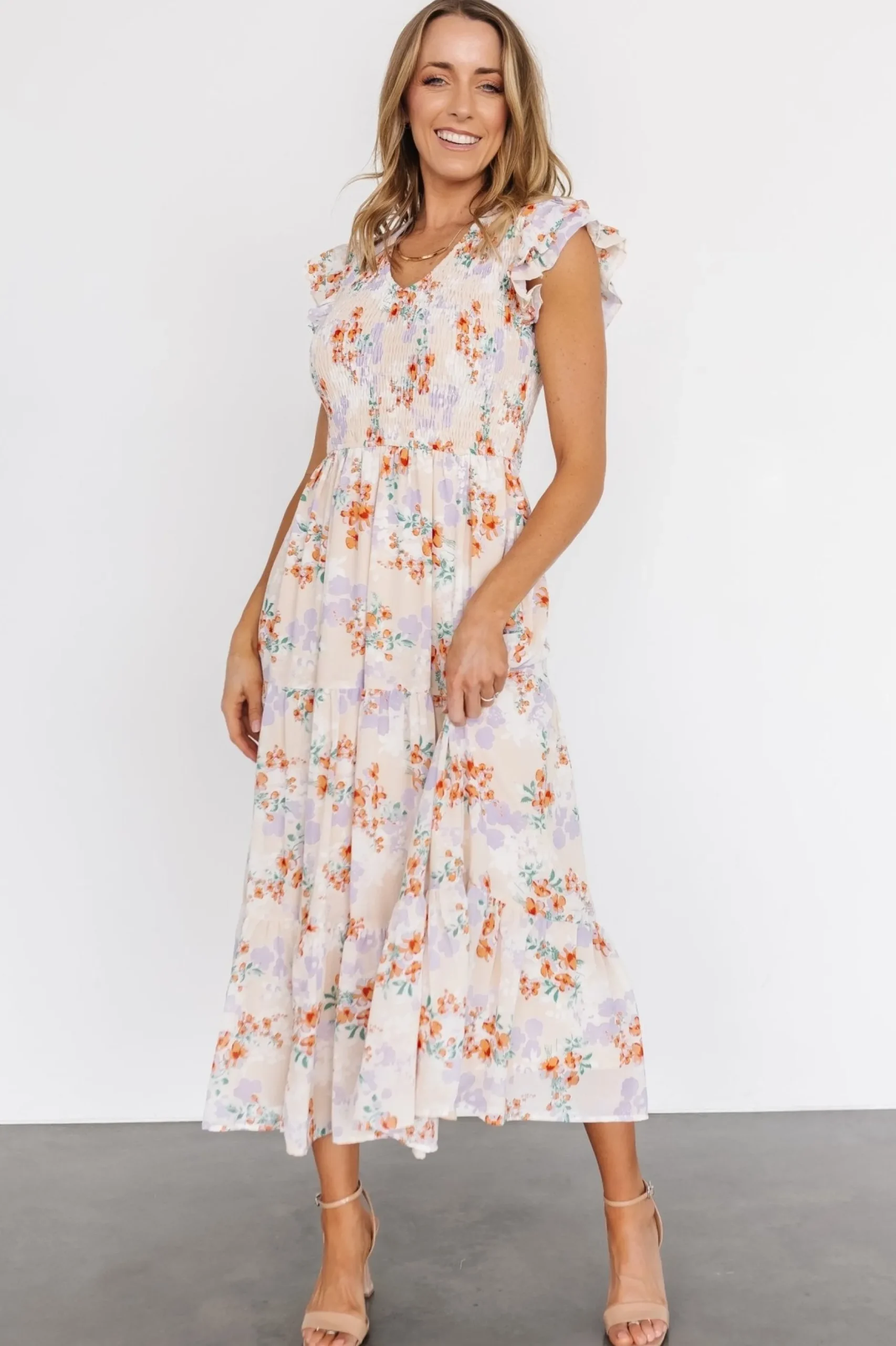 Sale Arla Smocked Maxi Dress | bump friendly