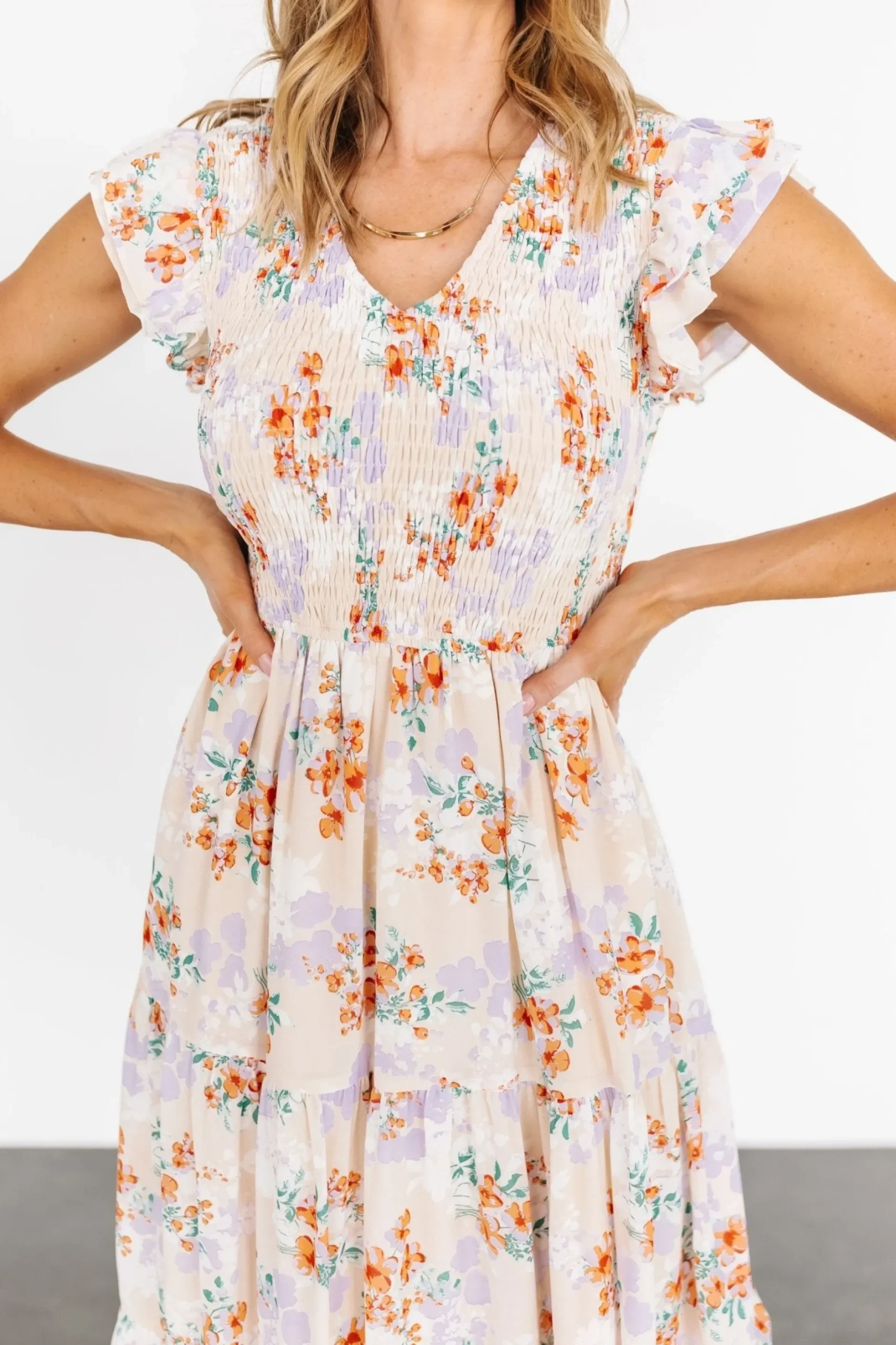 Sale Arla Smocked Maxi Dress | bump friendly