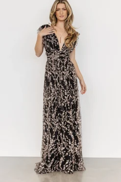 Hot Arlene Shimmer Gown | embellished + sequined