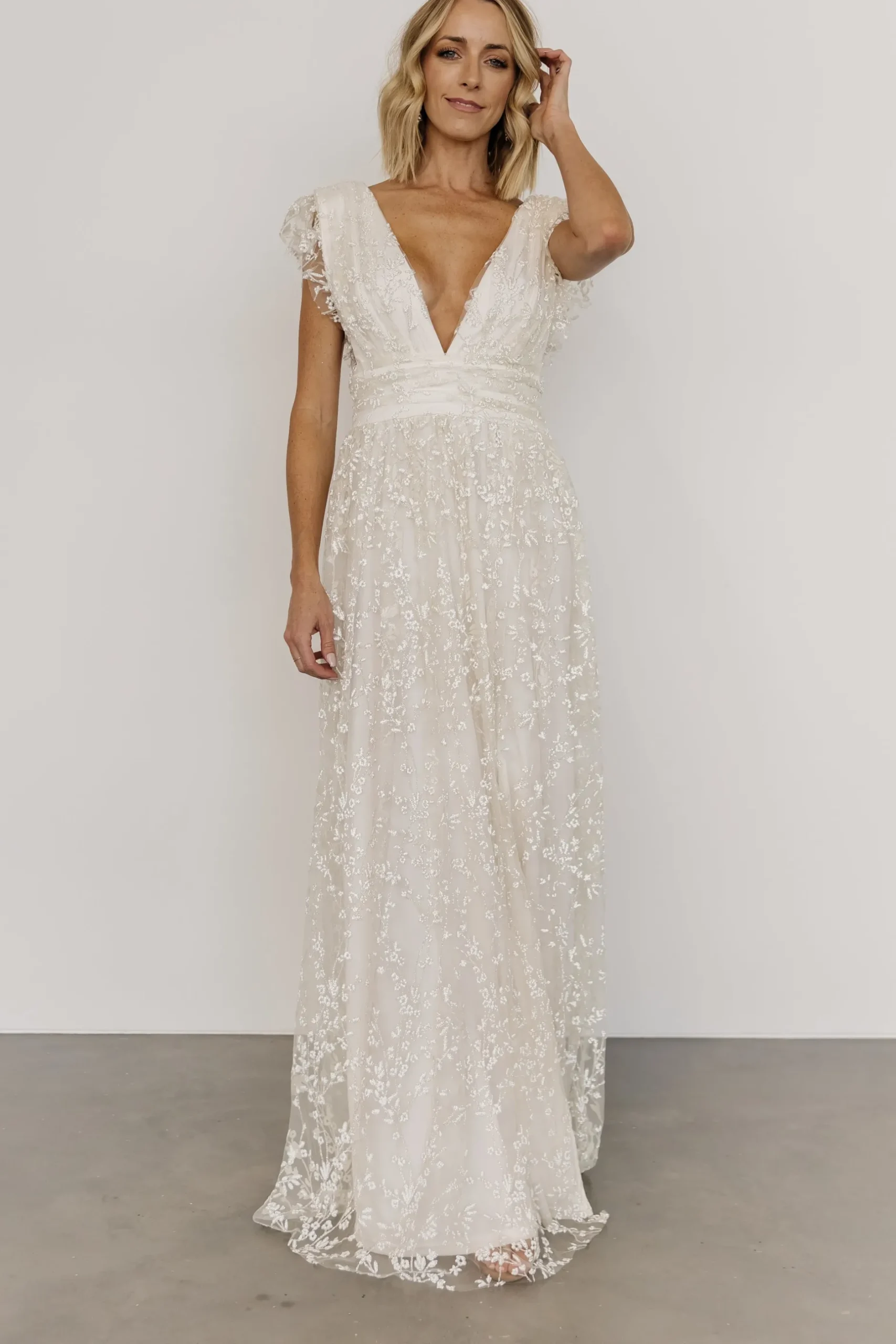 Hot Arlene Shimmer Gown | embellished + sequined