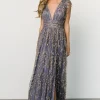 Fashion Arlene Shimmer Gown | embellished + sequined