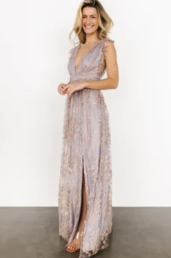 Outlet Arlene Shimmer Gown | embellished + sequined