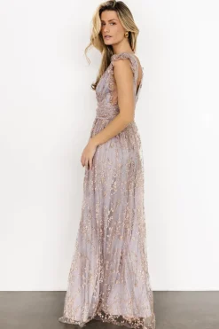 Outlet Arlene Shimmer Gown | embellished + sequined