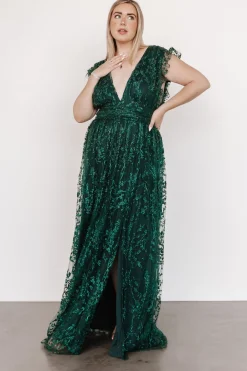 Hot Arlene Shimmer Gown | embellished + sequined