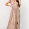 Cheap Arlene Shimmer Gown | embellished + sequined