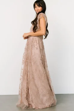Cheap Arlene Shimmer Gown | embellished + sequined
