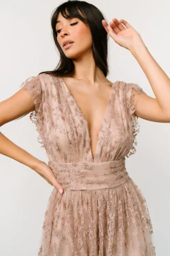 Cheap Arlene Shimmer Gown | embellished + sequined