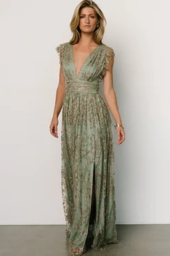 Discount Arlene Shimmer Gown | embellished + sequined