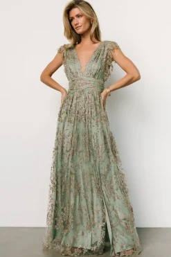 Discount Arlene Shimmer Gown | embellished + sequined