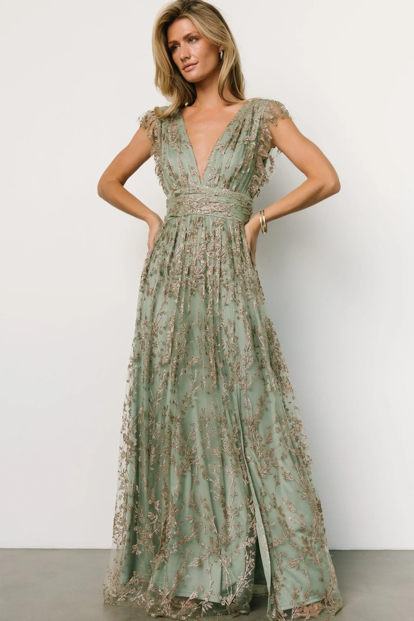 Discount Arlene Shimmer Gown | embellished + sequined
