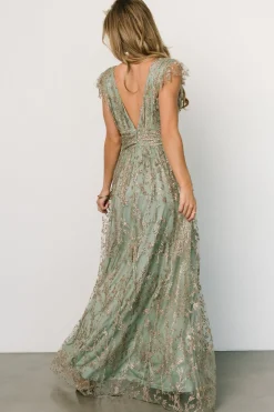 Discount Arlene Shimmer Gown | embellished + sequined