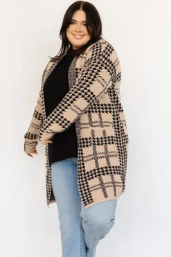 Online Arvo Houndstooth Long Cardigan | cardigans
