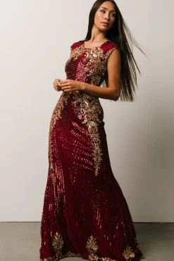 Cheap Azura Sequin Gown | embellished + sequined