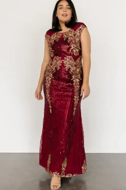 Cheap Azura Sequin Gown | embellished + sequined