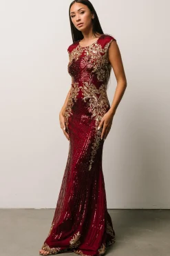 Cheap Azura Sequin Gown | embellished + sequined