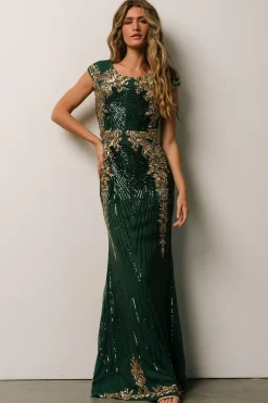 Cheap Azura Sequin Gown | embellished + sequined