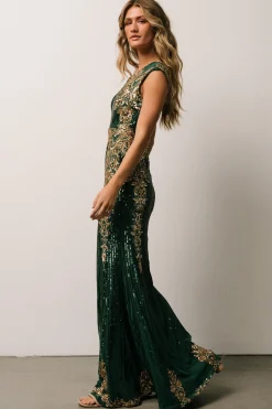 Cheap Azura Sequin Gown | embellished + sequined