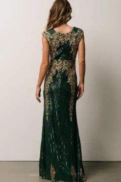 Cheap Azura Sequin Gown | embellished + sequined