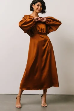 Best Sale Balta Satin Midi Dress | BEST SELLERS