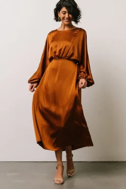 Best Sale Balta Satin Midi Dress | BEST SELLERS