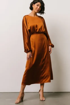 Best Sale Balta Satin Midi Dress | BEST SELLERS