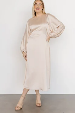 New Balta Satin Midi Dress | BEST SELLERS