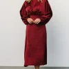 Fashion Balta Satin Midi Dress | BEST SELLERS
