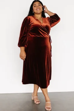 Shop Beckinsale Velvet Wrap Dress | WEDDING SUITE | wedding guest