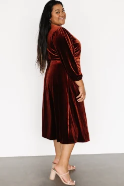 Shop Beckinsale Velvet Wrap Dress | WEDDING SUITE | wedding guest