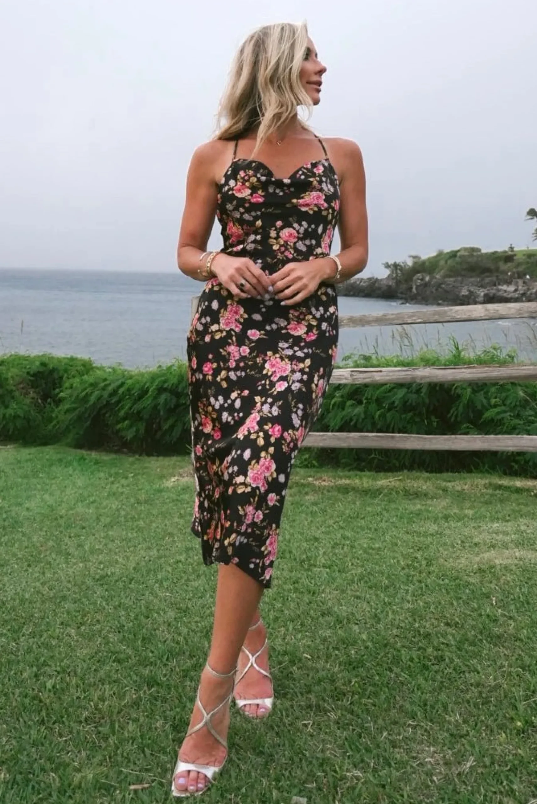 Store Belyn Satin Midi Dress | SALE