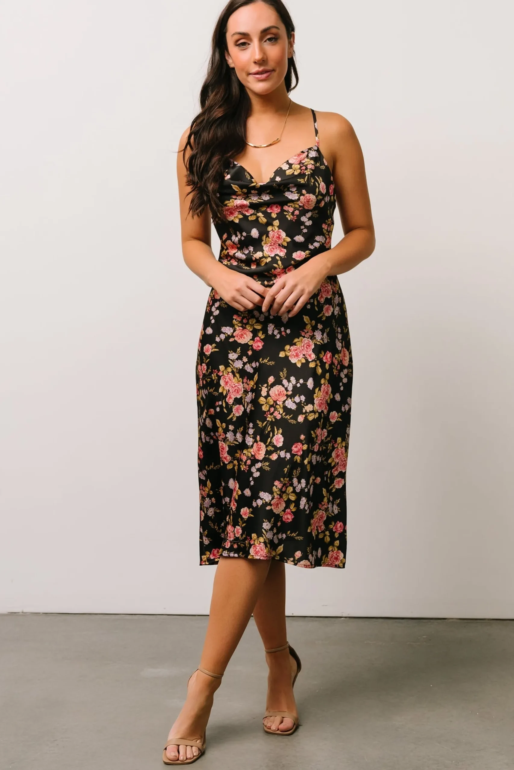Store Belyn Satin Midi Dress | SALE