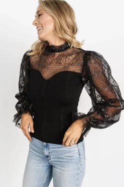 Discount Betsy Shimmer Sleeve Top | blouses + shirts