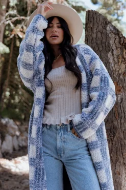 Clearance Breckenridge Sherpa Long Cardigan | cardigans