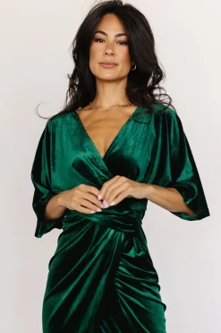 Flash Sale Brendyn Ruched Velvet Dress | DRESSES | midi dresses
