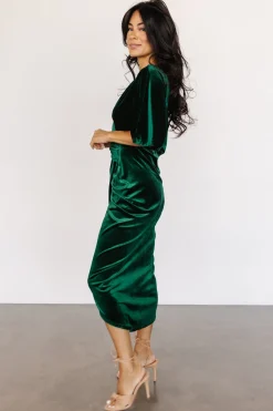 Flash Sale Brendyn Ruched Velvet Dress | DRESSES | midi dresses